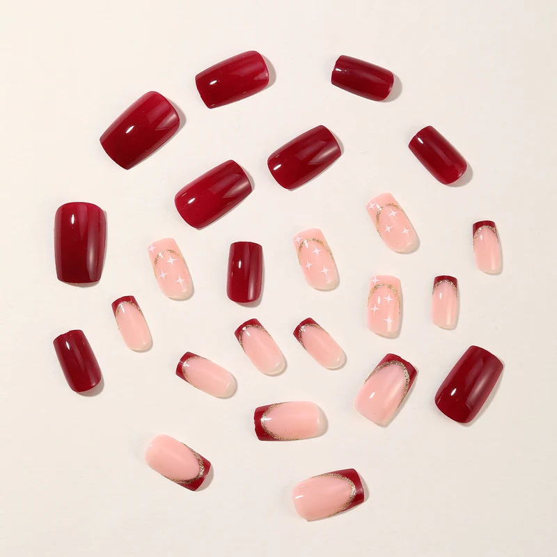 Elegante 3D Gem Akzenten Nagelkunst Verlängerungen Karnz
