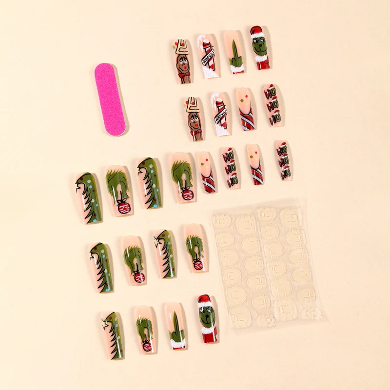 Weihnachts-Themen 3D Nagelkunst Set Karnz