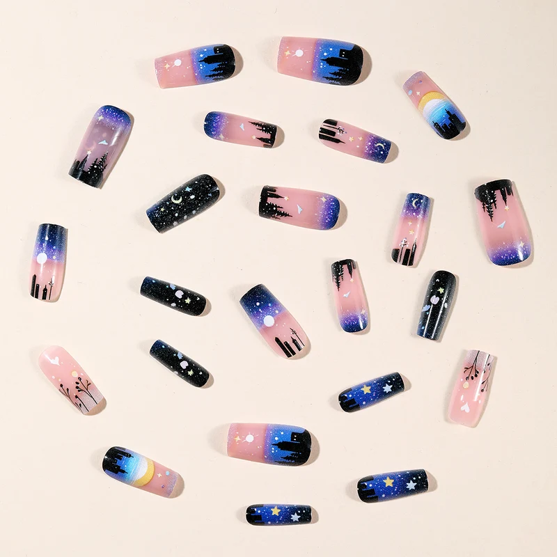Himmlisches Nail Art Design Karnz