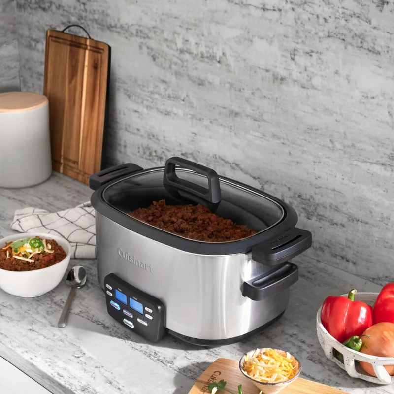 Cuisinart Olla Multiuso Eléctrica 3 en 1 5.7 Litros, MSC600