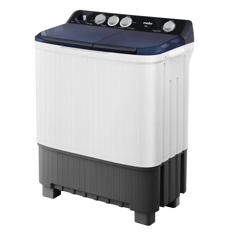 Mabe Lavadora Semiautomática 16 Kg, Blanco (LMDX6124HBAB0)