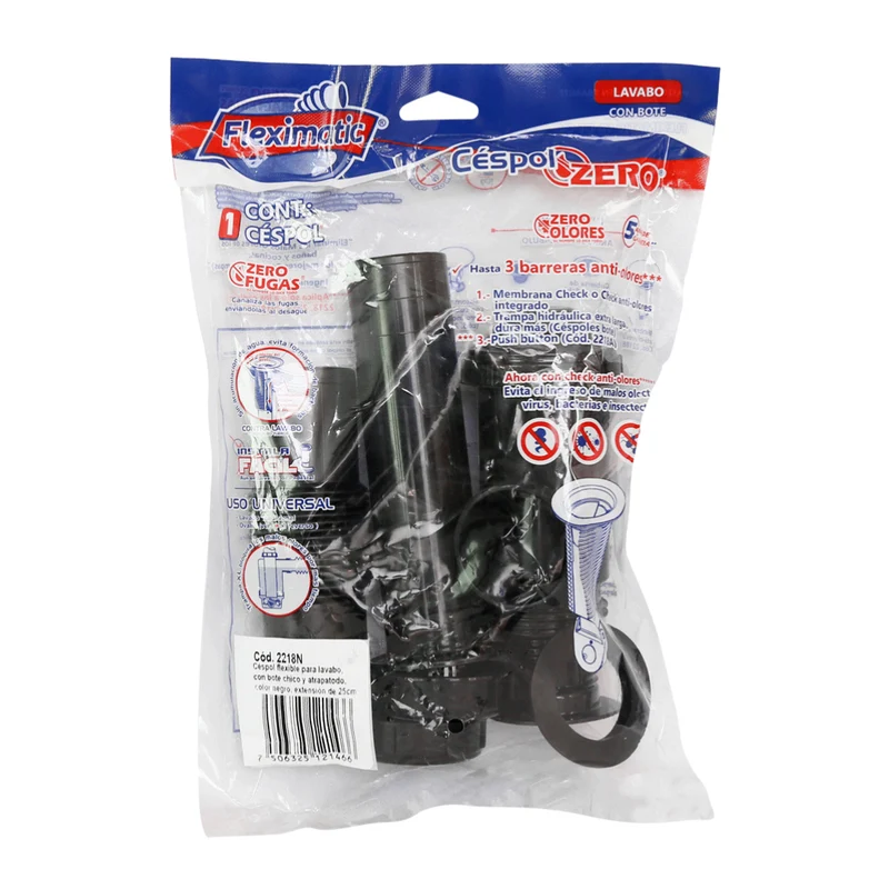 Fleximatic Céspol Flexible para Lavabo con Bote Chico 25 cm