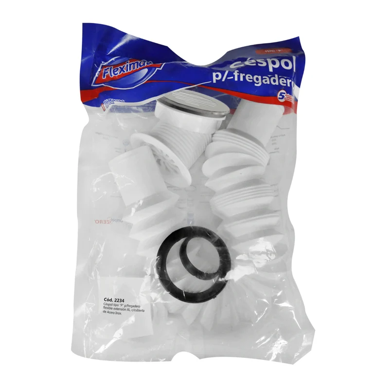 Fleximatic Céspol para Fregadero con Rejilla Acero Inoxidable