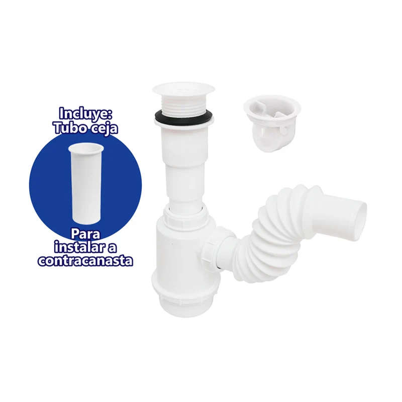 Fleximatic Céspol Flexible con Bote Grande para Fregadero