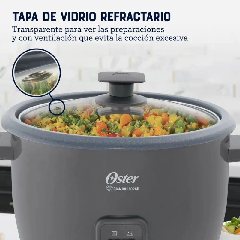 Oster Olla Arrocera Antiadherente 10 Tazas, CKSTRCB10DF