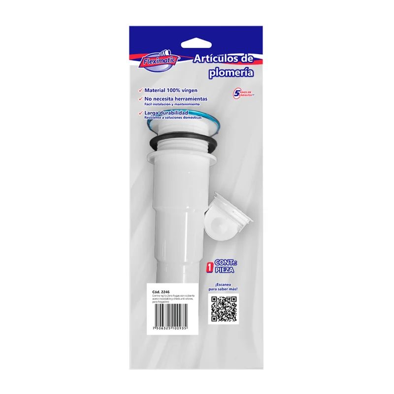 Fleximatic Contra Rejilla de Acero Inoxidable para Fregadero