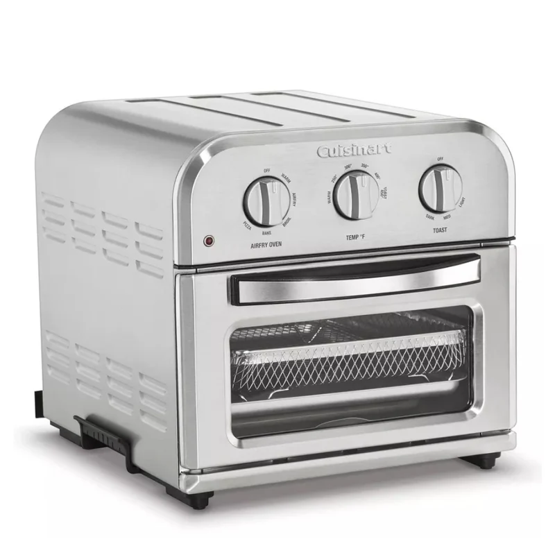 Cuisinart Horno con Freidora de Aire Acero Inoxidable Compacto Toa26