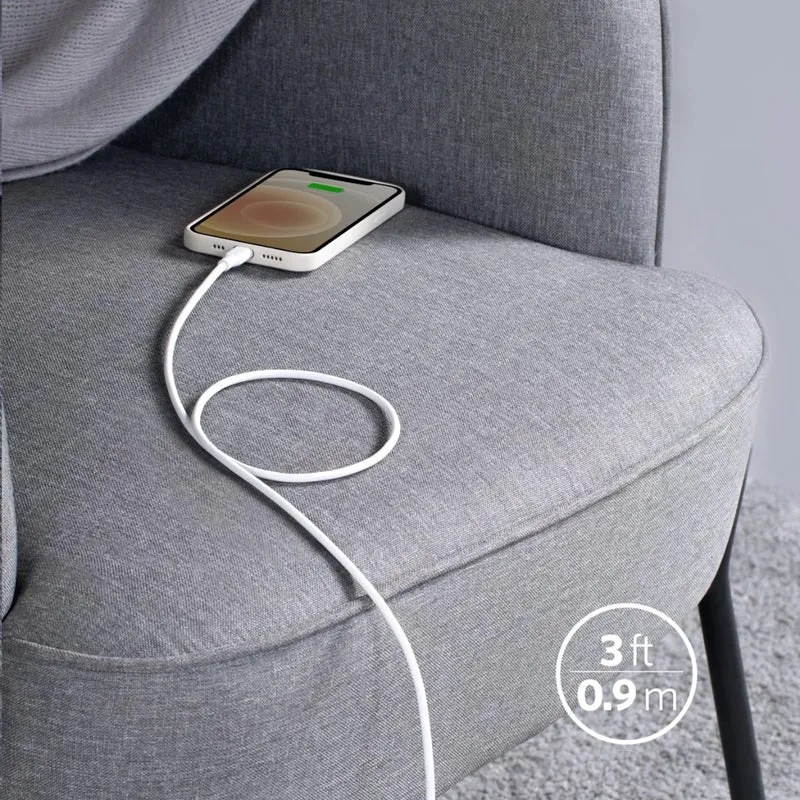 Anker Cable de Carga PowerLine III Flow USB-C a Lightning, 3 Pies