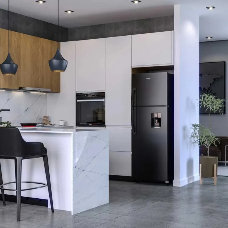 Whirlpool Refrigeradora Top Freezer 11 Pies Cúbicos, WRW32DKT