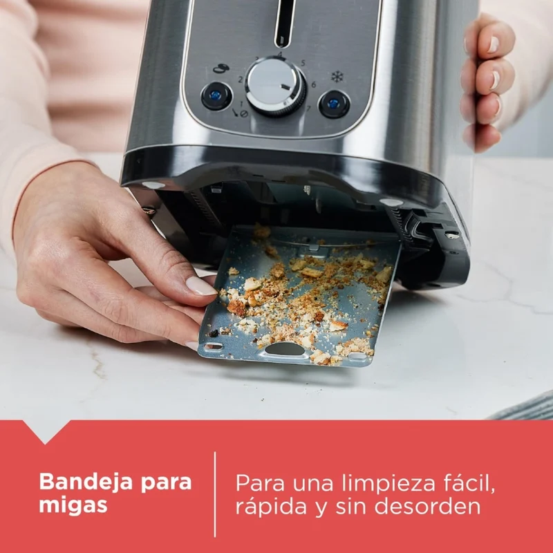 Black & Decker Tostador de Pan 2 Rebanadas, TR1227-0SDLA