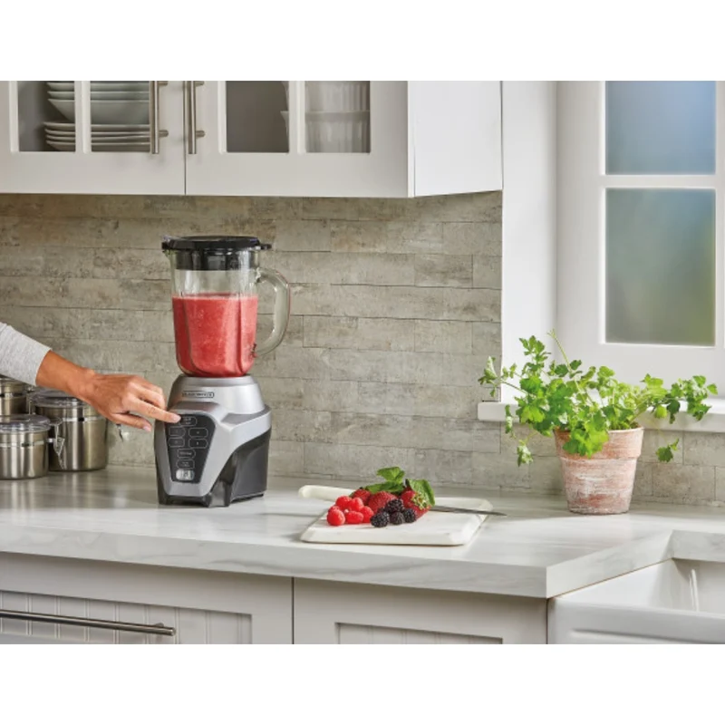 Black & Decker Licuadora Digital Frasco de Vidrio 700W BL0976-1MDLA, Caja Abierta