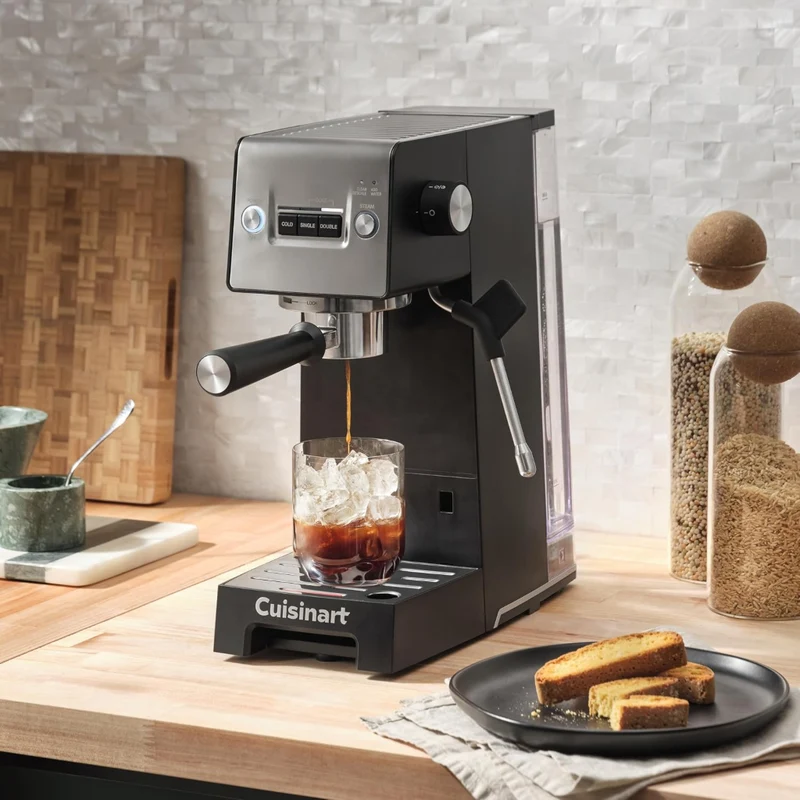 Cuisinart Máquina de Café Espresso Delgada Espresso Bar, EM-160