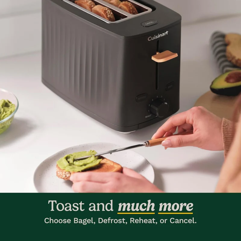 Cuisinart Tostador de Pan 2 Rebanadas Soho, CPT-7BK