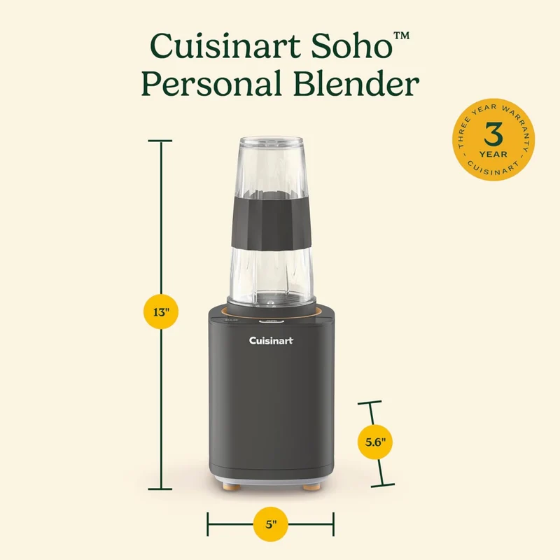 Cuisinart Licuadora Personal Compacta 710 ml Soho