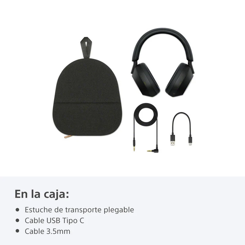 Sony Audífonos Inalámbrico Bluetooth de Diadema Noise Cancelling, WH-1000XM5