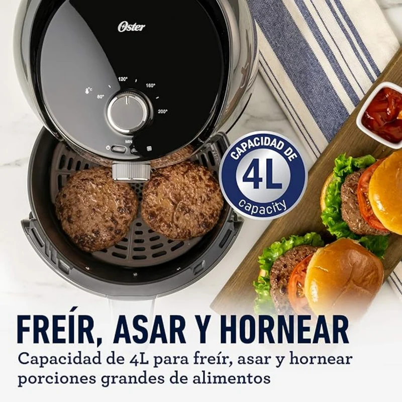 Oster Olla Freidora de Aire Manual 4 Litros, CKSTAF40M