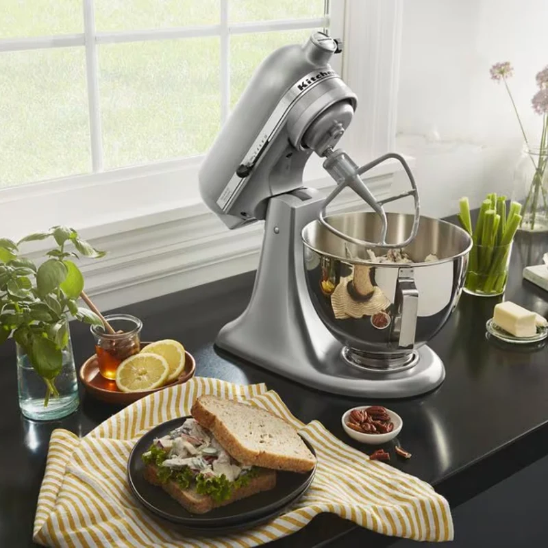 KitchenAid Batidora de Pedestal con Cabezal Inclinable, Tazón 4.5 L
