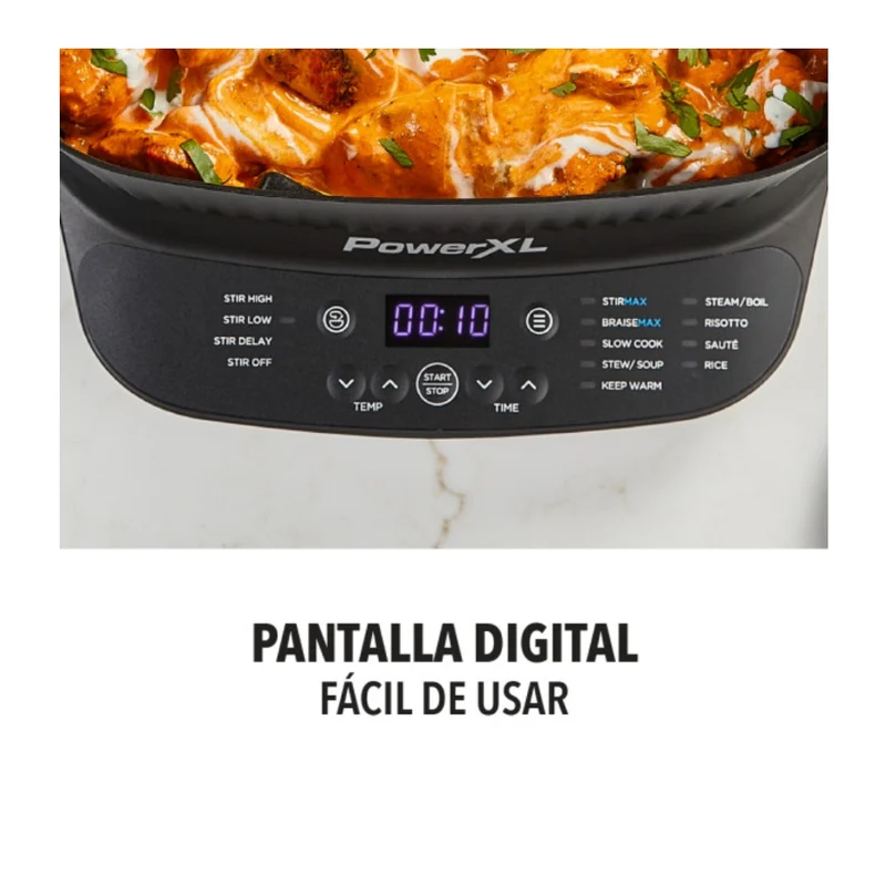 Power XL Olla Multifuncional Stirmax de 7 Litros, MC107D-1GPLA