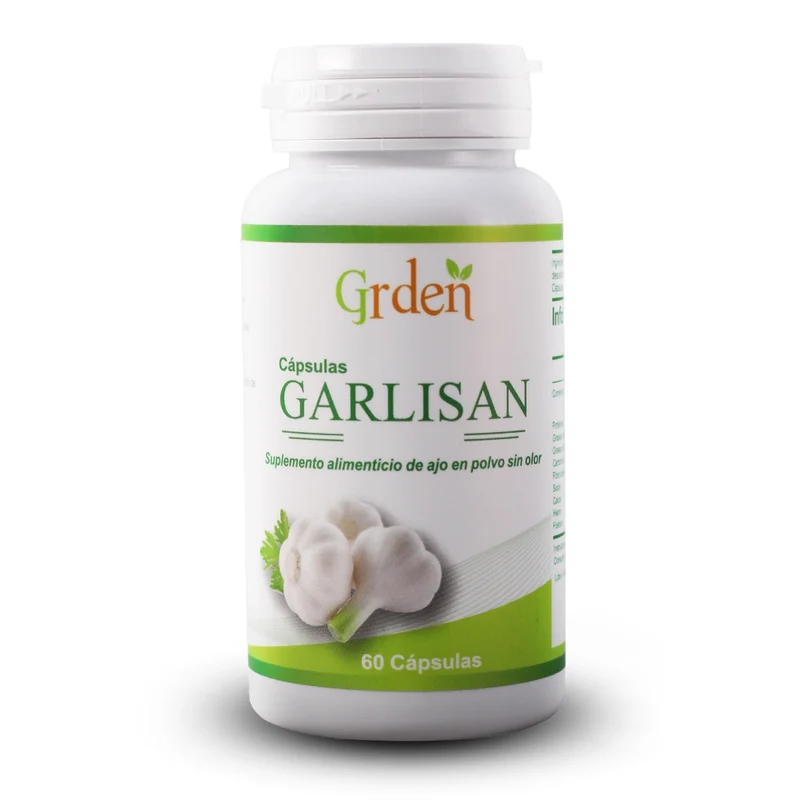 Grden Suplemento Alimenticio Garlisan Antioxidante/Antiinflamatorio, 60 Cápsulas