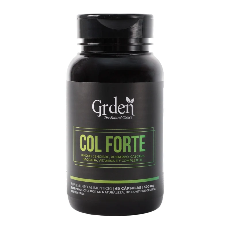 Grden Suplemento Alimenticio Col Forte Salud Digestiva, 60 Cápsulas