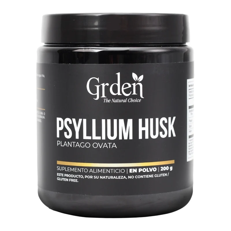 Grden Suplemento Alimenticio Psyllium Husk Salud Digestiva en Polvo, 200g