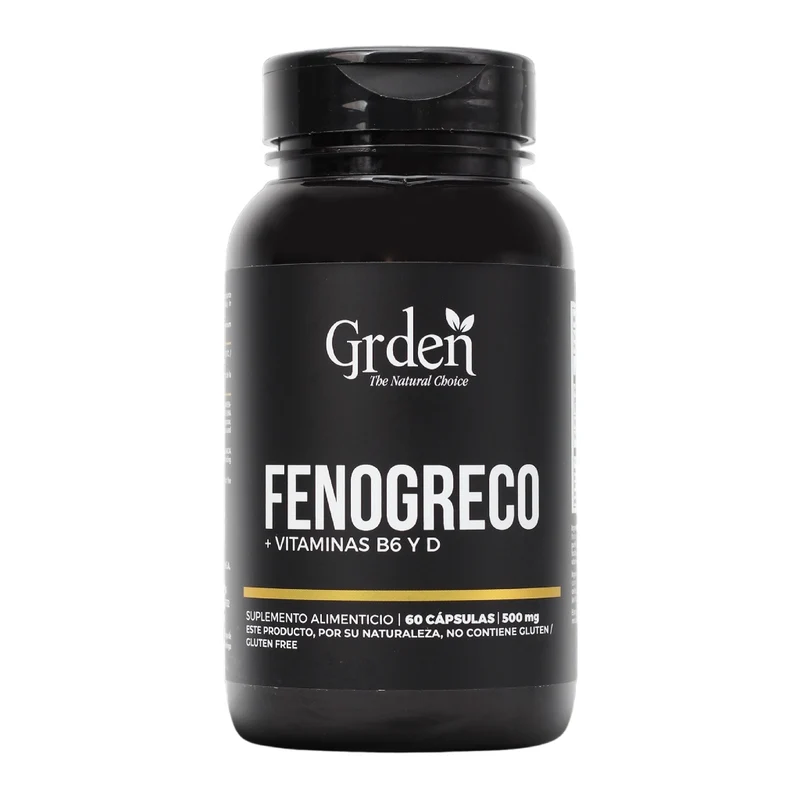 Grden Suplemento Alimenticio Fenogreco Control Glucémico/Metabólico, 60 Cápsulas