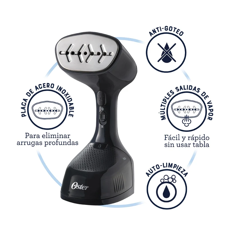 Oster Plancha Vaporizador Portátil, GCSTES-101