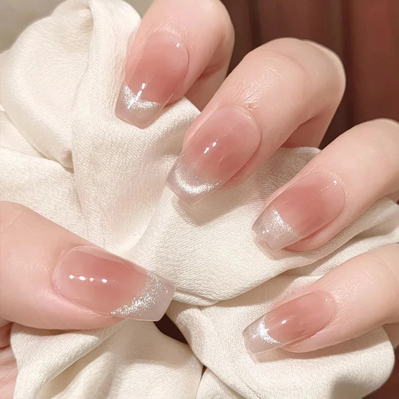 Premium mit Strass verzierten Press-On Nägel Karnz