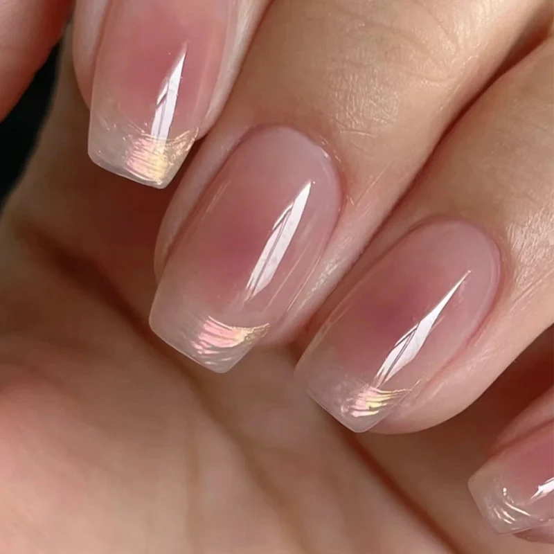 Premium mit Strass verzierten Press-On Nägel Karnz
