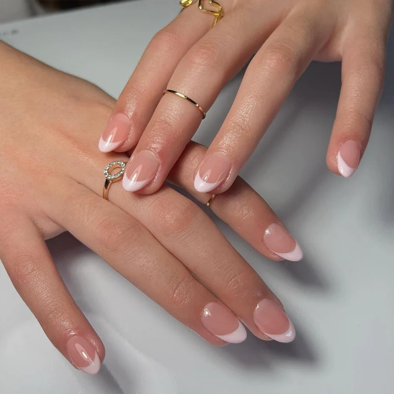 Premium French Tip Press-On Nägel Karnz 1789389350