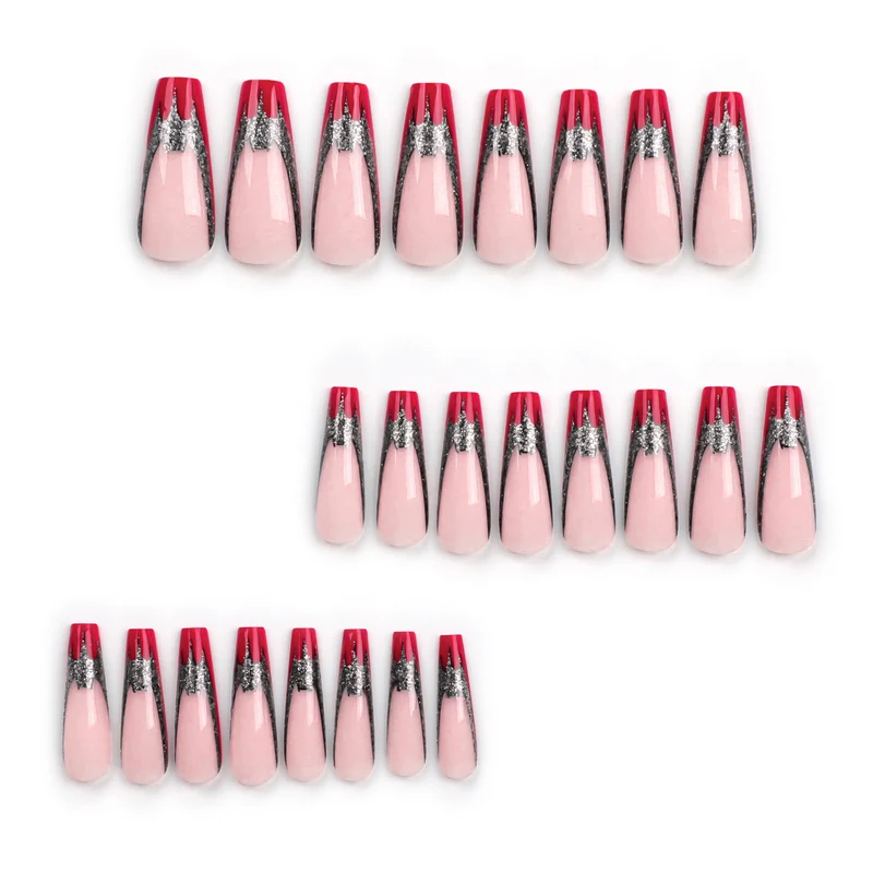 Kunstvolle Gel-Nägel mit außergewöhnlichem Gothic-Design Karnz