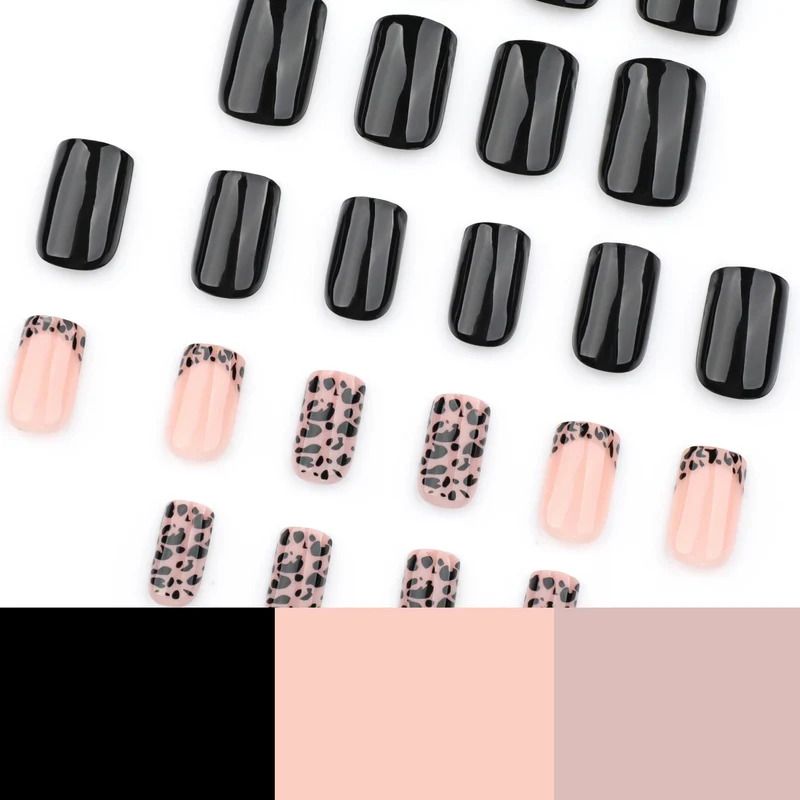 Kunstvolle Gel-Nägel im Leoparden-Design Karnz