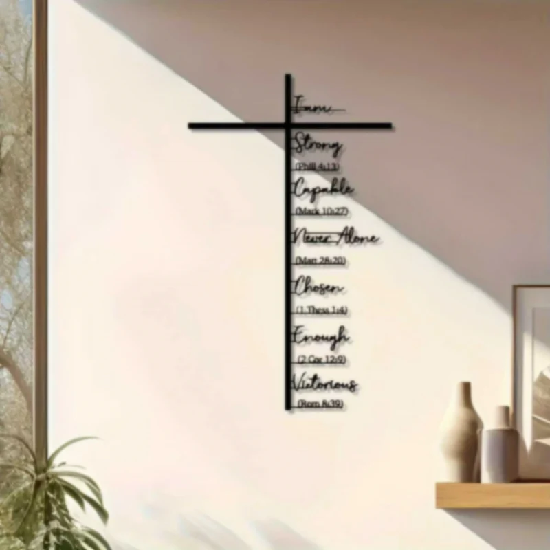 Inspirierende Kreuz Wanddekoration
