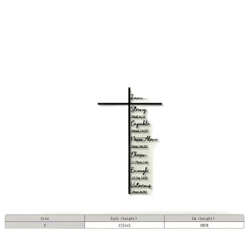 Inspirierende Kreuz Wanddekoration