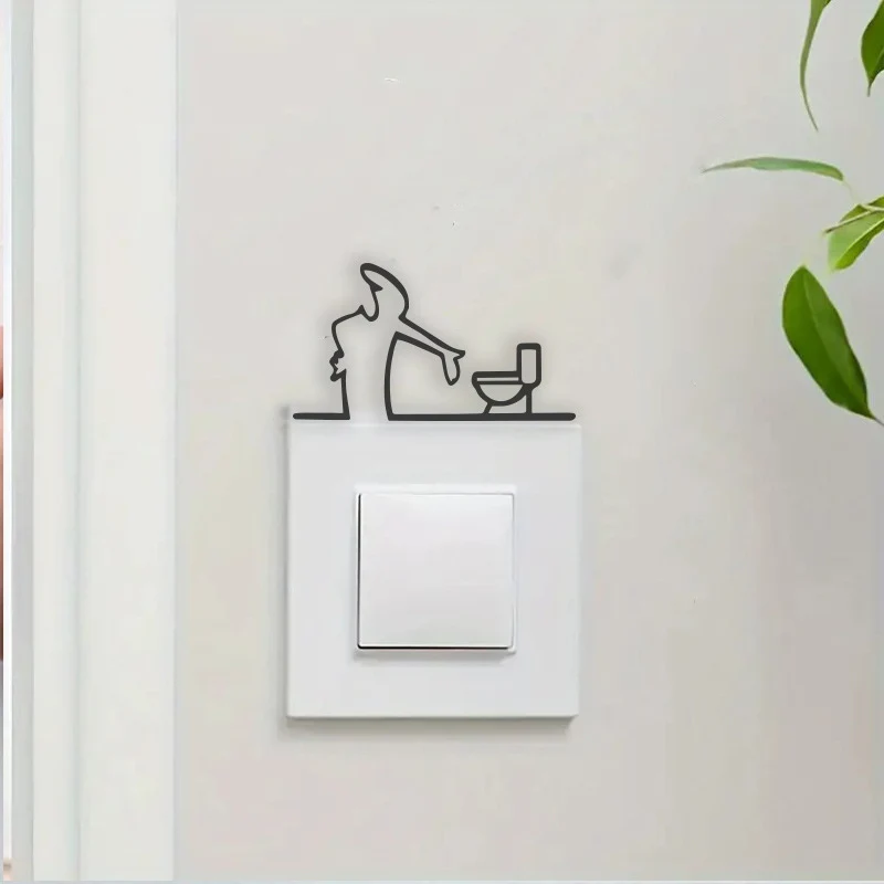 Lustige Toilettenhumor Wanddekoration