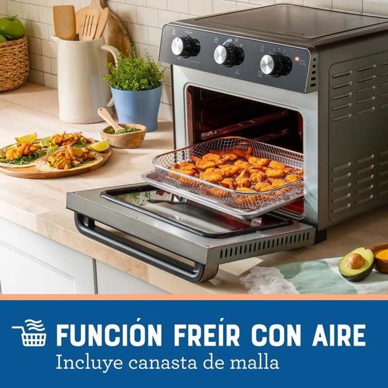 Oster Horno con Freidora de Aire 22 Litros (TSSTTVMAF1NS)