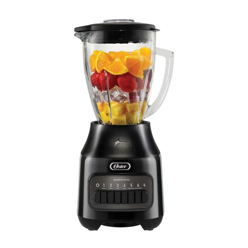 Oster Licuadora Jarra de Vidrio 6 Velocidades 1.5 L (BLSTPEG)