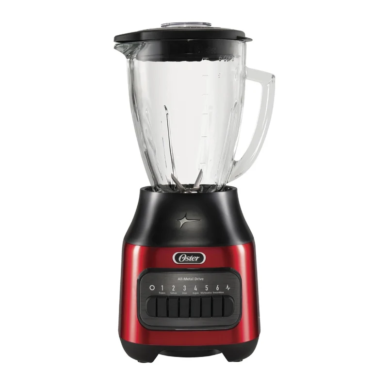 Oster Licuadora Jarra de Vidrio 6 Velocidades 1.5 L (BLSTPEG)