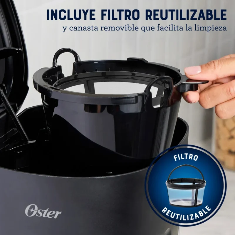 Oster Coffee Maker Eléctrico 12 Tazas, BVSTDCS121B