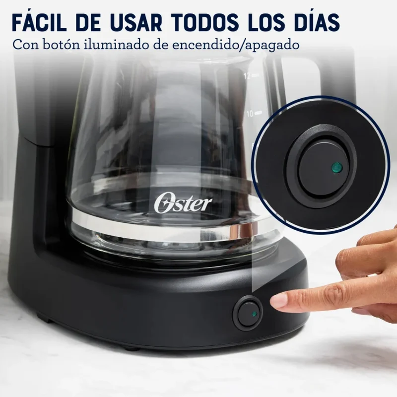 Oster Coffee Maker Eléctrico 12 Tazas, BVSTDCS121B