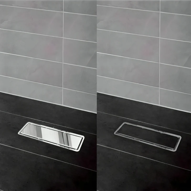 Fleximatic Coladera Desagüe de Baño Rectangular Anti-olores, 30cm