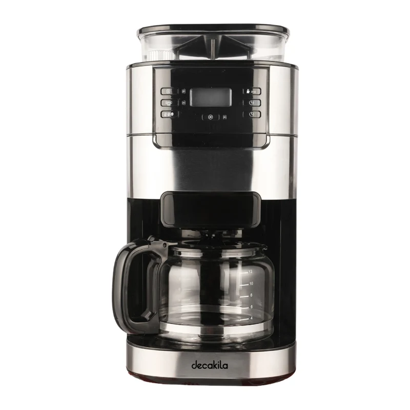 Decakila Coffee Maker Digital con Moledor de Café 12 Tazas (KUCF016M)