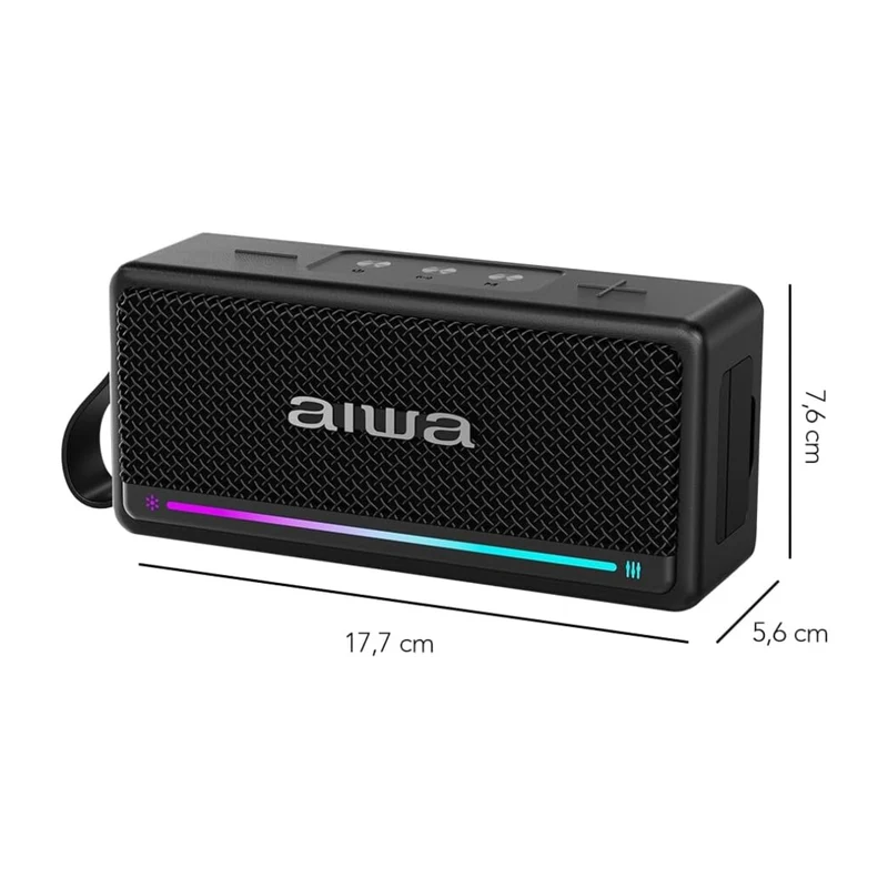 Aiwa Parlante Inalámbrico Portátil 20 W, AWQ5