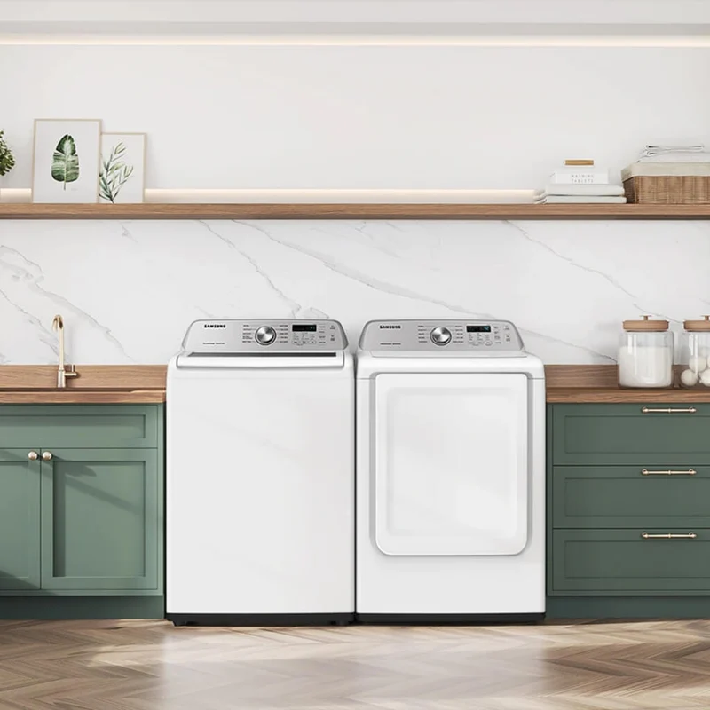 Samsung Secadora de Ropa Eléctrica 22 Kg Sensor Dry (DVE22A3200W/AP)
