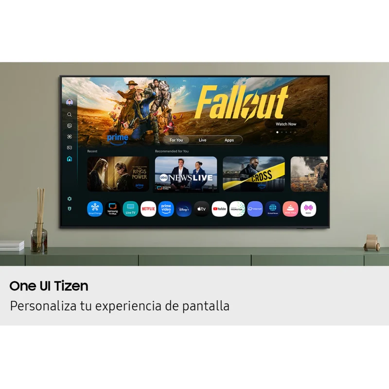 Samsung Pantalla 55" QLED Q7F 4K Smart, QN55Q7FAAPXPA