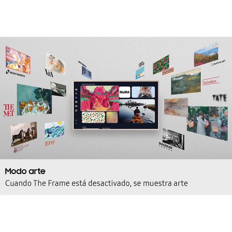Samsung Pantalla 65" The Frame QLED 4K Smart, QN65LS03FAPXPA