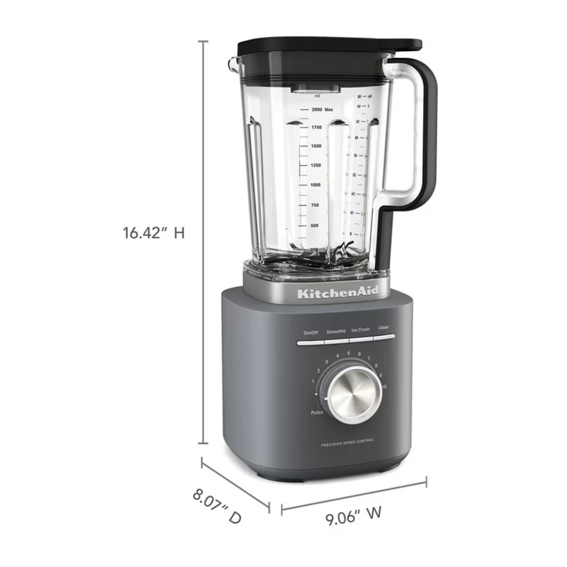 KitchenAid Licuadora Frasco de Plástico 2 Litros, Pure Power