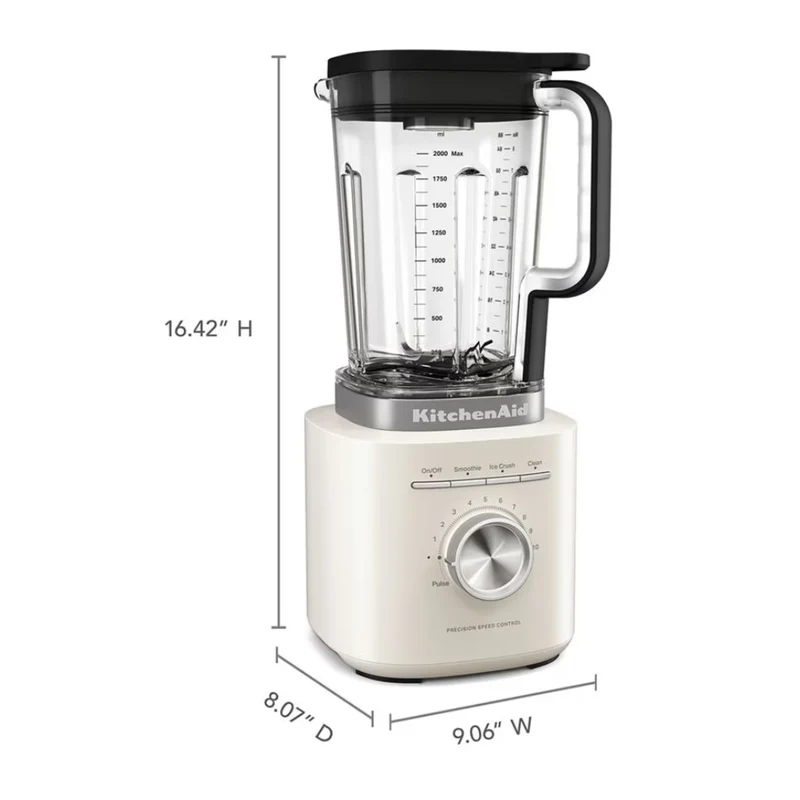 KitchenAid Licuadora Frasco de Plástico 2 Litros, Pure Power