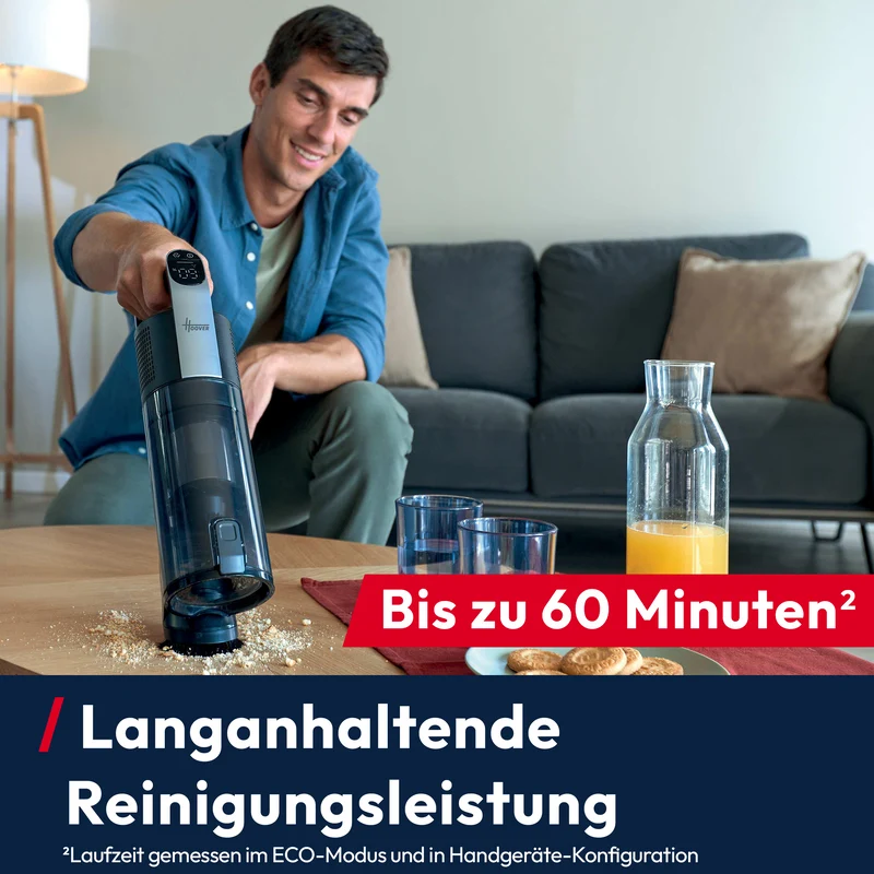 Hoover HF3 Pro Staubsauger mit Absaugstation & HEPA-Filter [HF350HP]