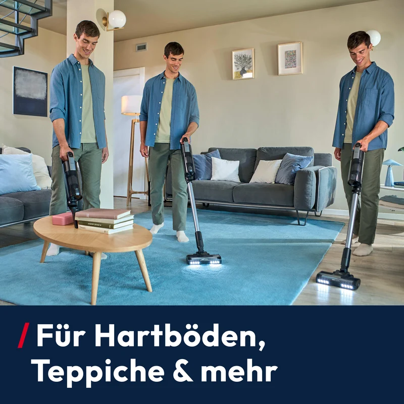 Hoover HF3 Pro Staubsauger mit Absaugstation & HEPA-Filter [HF350HP]
